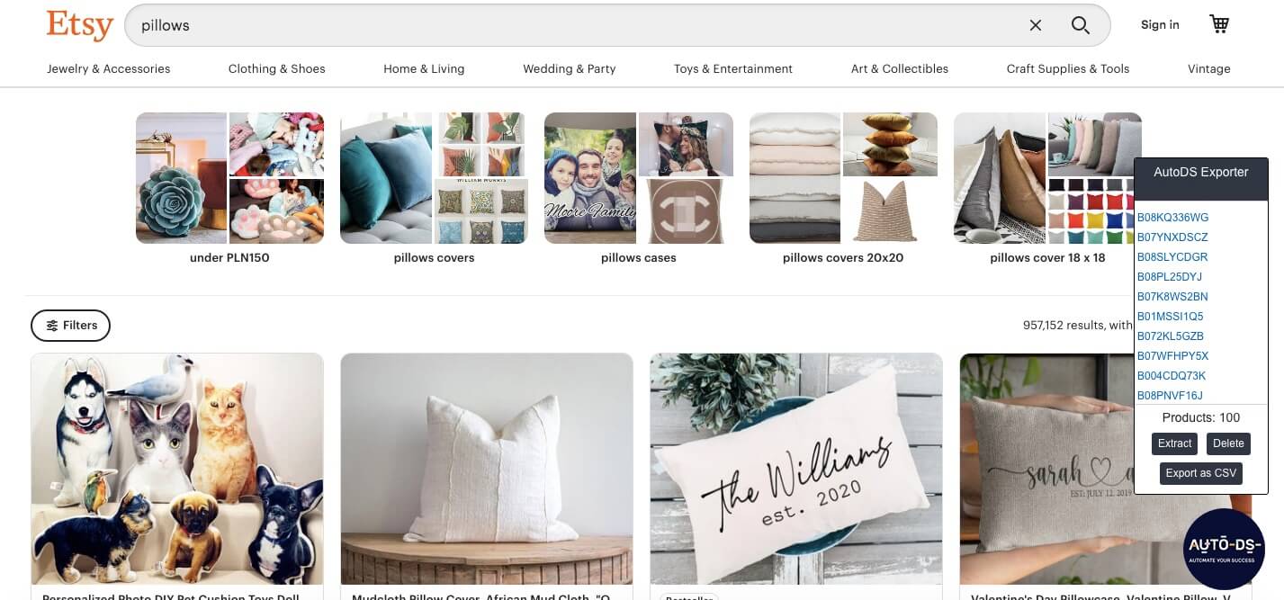 etsy dropshipping