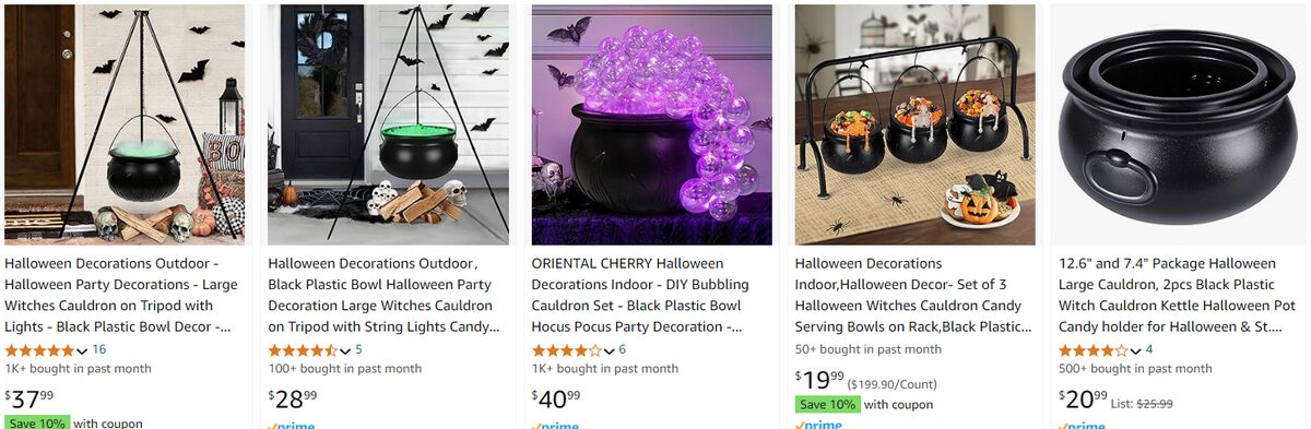 halloween cauldrons dropshipping products