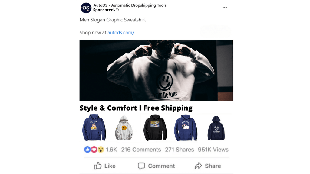 Facebook Collection Ad