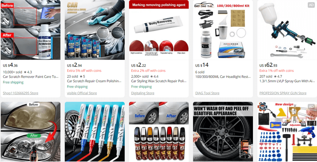 car paint care kit